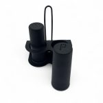 13114-3.jpg نمک پاش مشکی کوتاه دو تایی با استند ساده