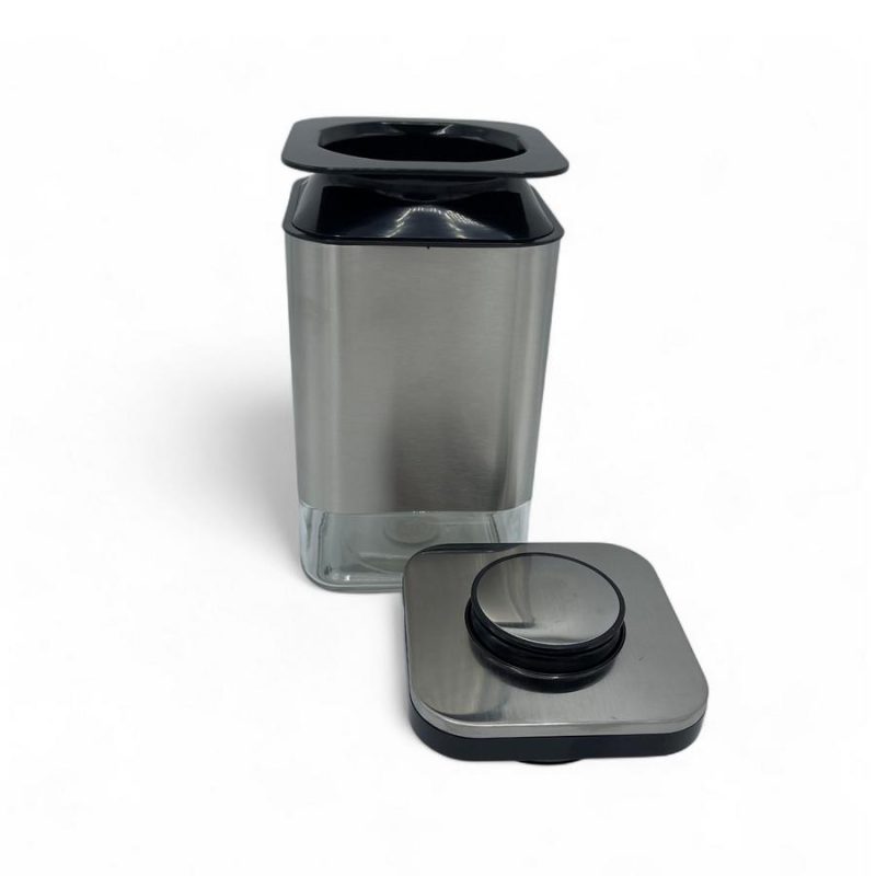 14013-3.jpg جار چهار گوش استیل بلور متوسط K2