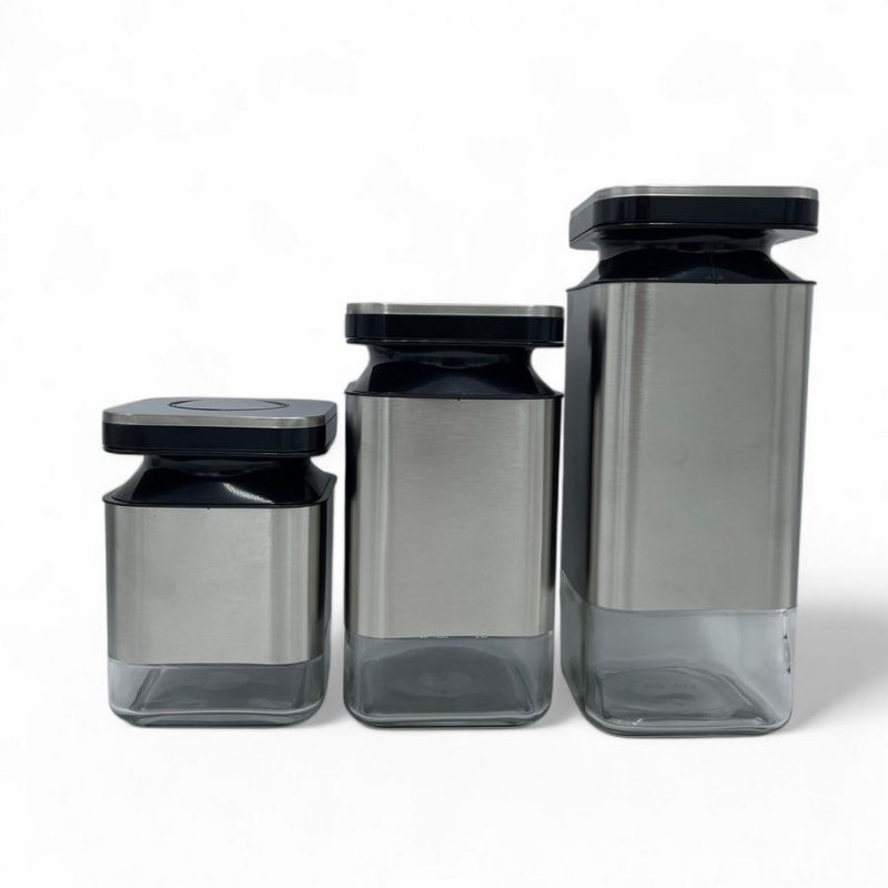 14014-5.jpg جار چهار گوش استیل بلور بزرگ K2
