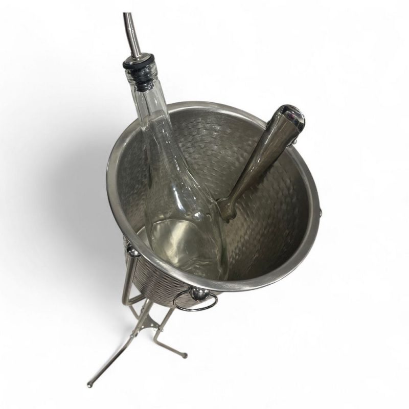 15124-5.jpg استند سطل یخ استیل مخصوص بطری
